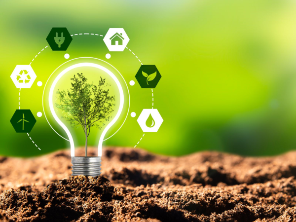 各國政府、各大企業強力落實新能源政策，同時也大力推動基礎建設新的改善與發展。 圖 / Canva